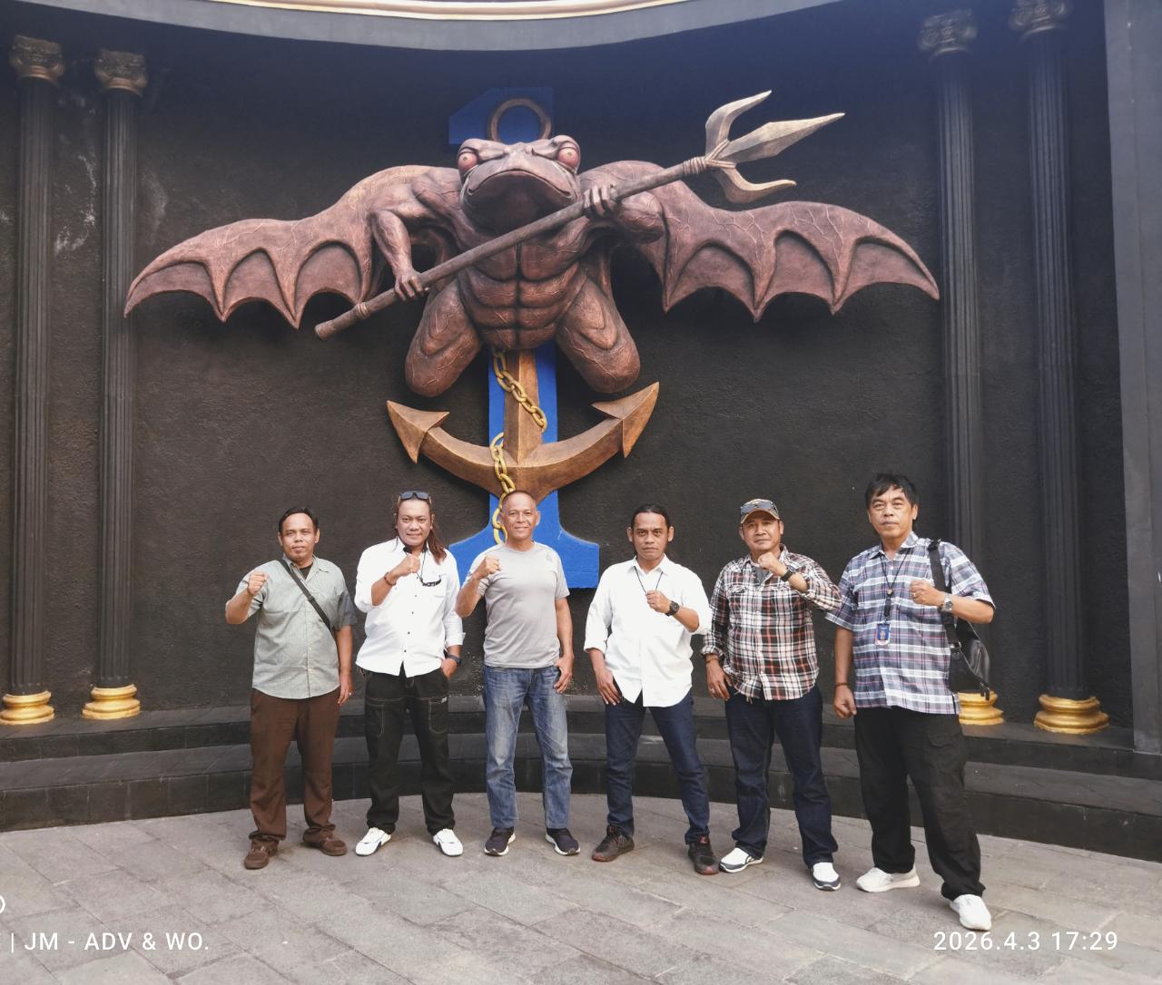 Jalin Silaturahmi, Satuan Kopaska Pondok Dayung Sambut Baik Kunjungan Wartawan