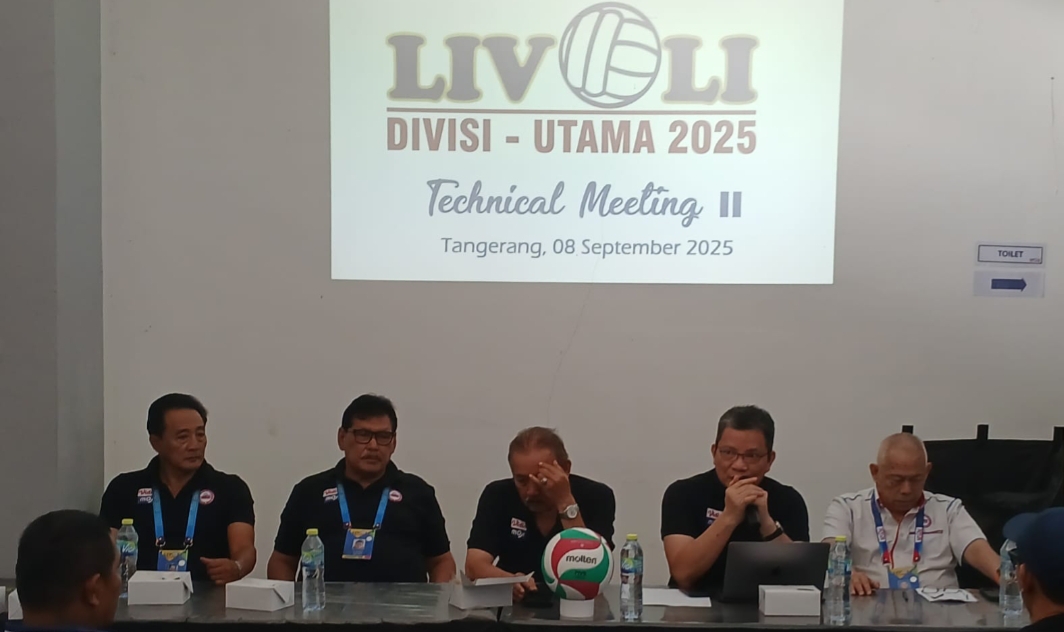 Setelah Putri Sukses, Sekarang Giliran Livoli Divisi Utama Putra 2025 di GOR Nambo