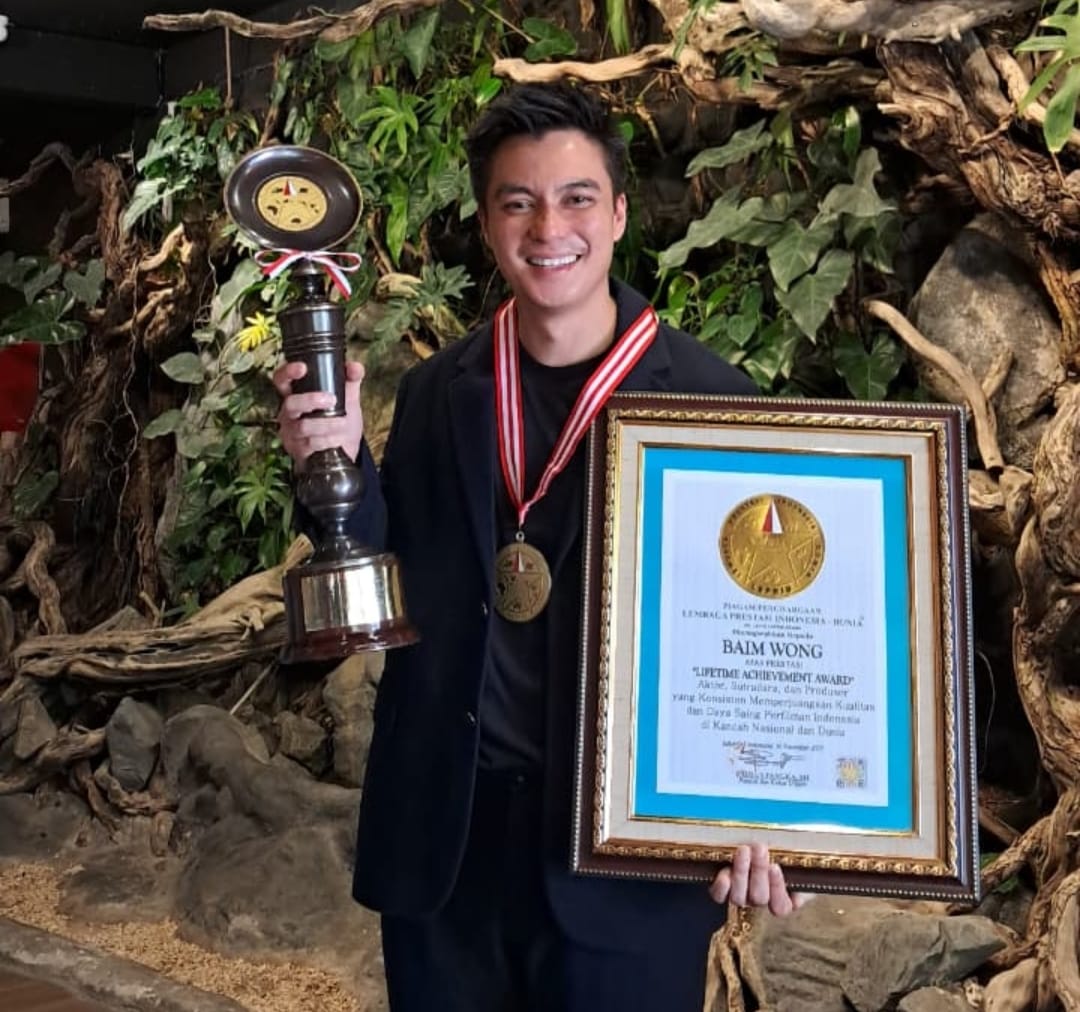 Perfeksionisme Baim Wong Berbuah Manis, Raih Rekor LEPRID sebagai Aktor Multi-Talenta