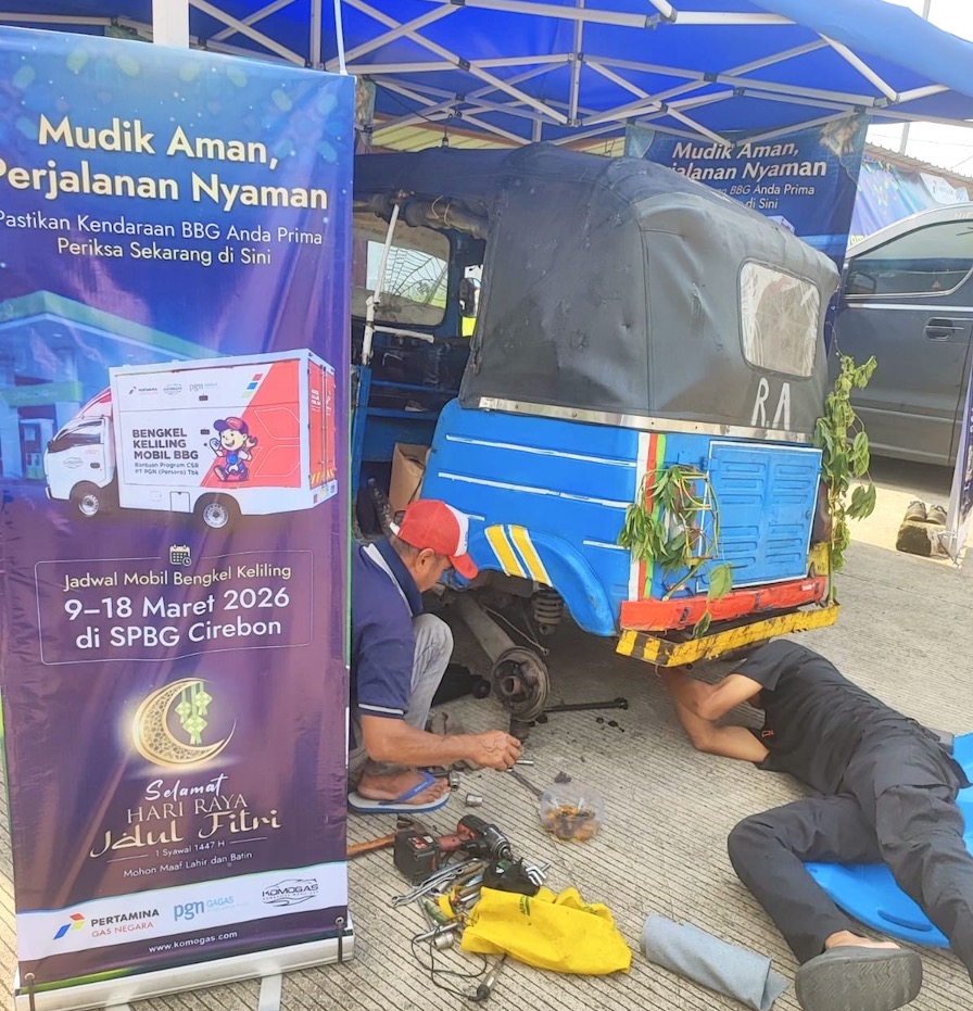 PGN Catat Layanan Bengkel CNG Berjalan Efektif di Jalur Mudik