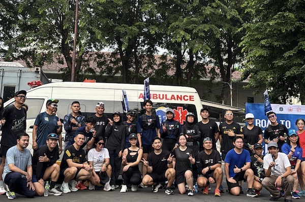 140 Pelari dari 40 Komunitas Ramaikan Pra-Event Geely Jakarta Vertical Run 