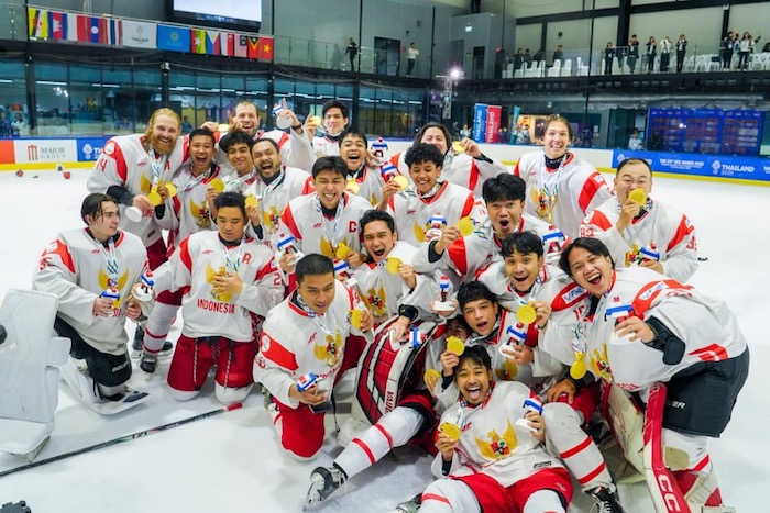   Timnas Hoki Es Indonesia Raih Emas di Final Sea Games 2025