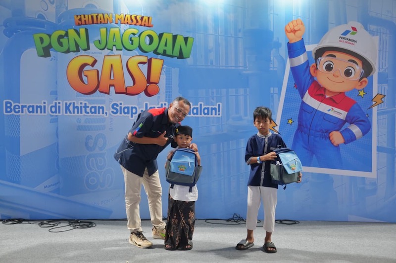 PGN Salurkan Layanan Kesehatan Anak Lewat Program Khitan Massal