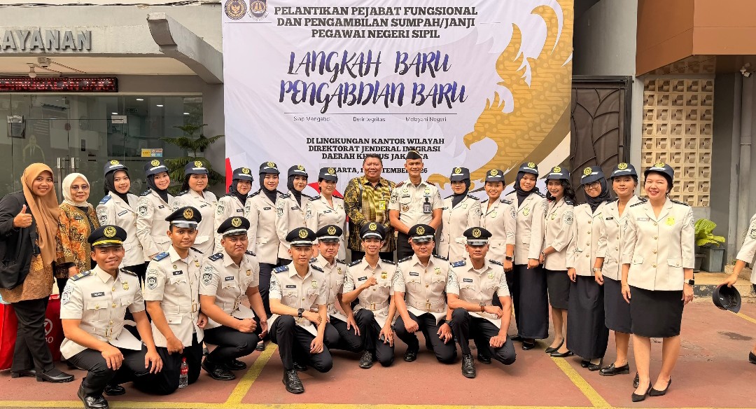 35 CPNS Imigrasi Jaktim Resmi Sandang Status PNS
