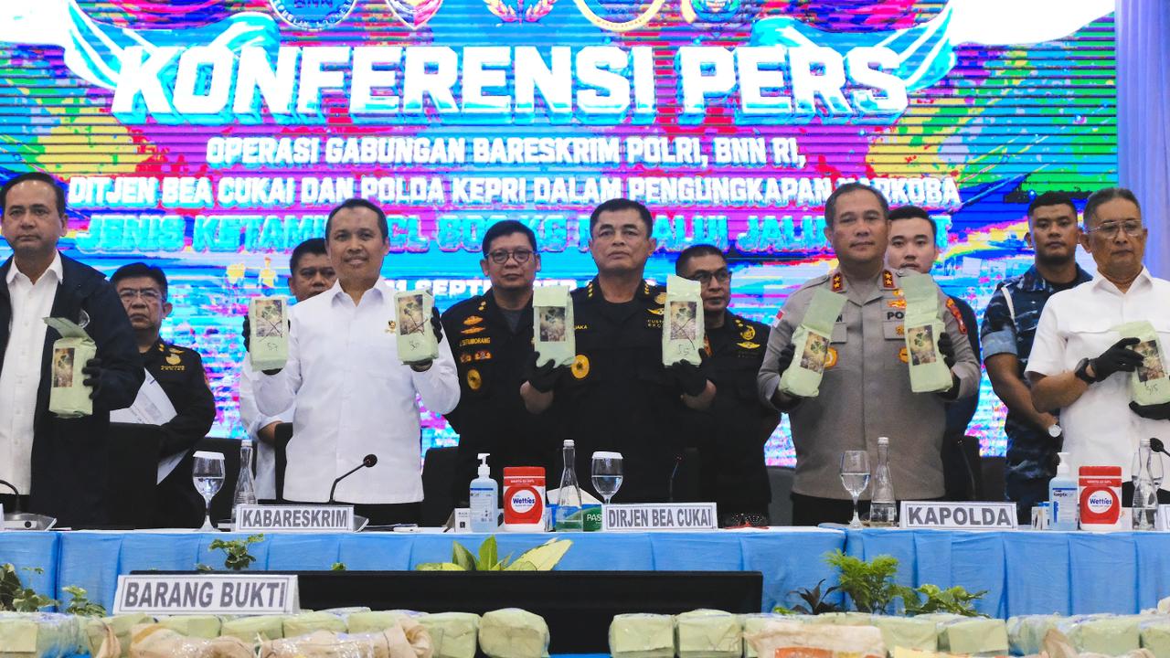 Sindikat Lintas Negara Diduga Terlibat, Bea Cukai, BNN dan Polri Amankan 800 Kg Ketamin