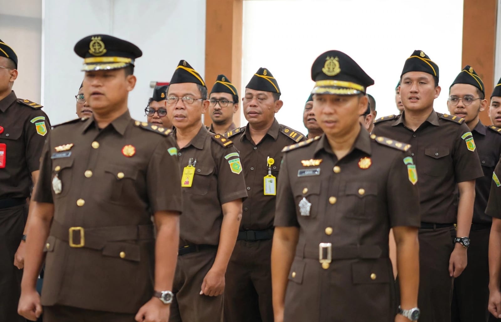 Yogi Sudharsono Serahkan Jabatan Kasi Intelijen kepada Tegar Mawang Dhita