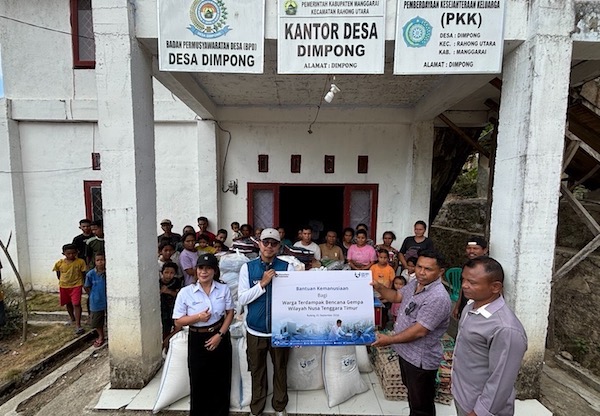 Masyarakat Terdampak Gempa di NTT Bersyukur Bantuan Sampai ke Lokasi dari BRI Life