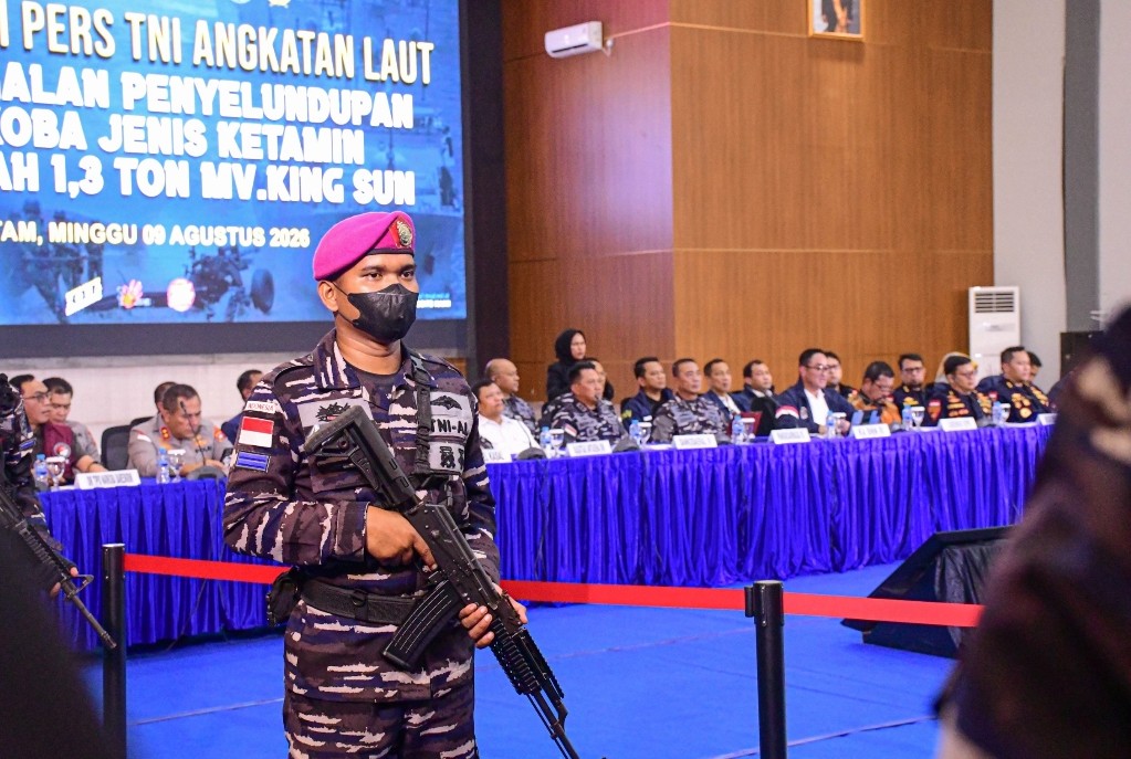 TNI AL Gagalkan Penyelundupan 1,3 Ton Ketamine, Nilai Peredaran Capai Rp 4,55 T