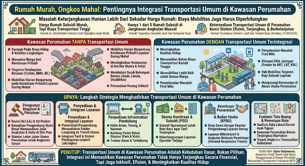 Mengintegrasikan Angkutan Umum ke Kawasan Permukiman, Mendorong Revisi UU LLAJ dan Perkim