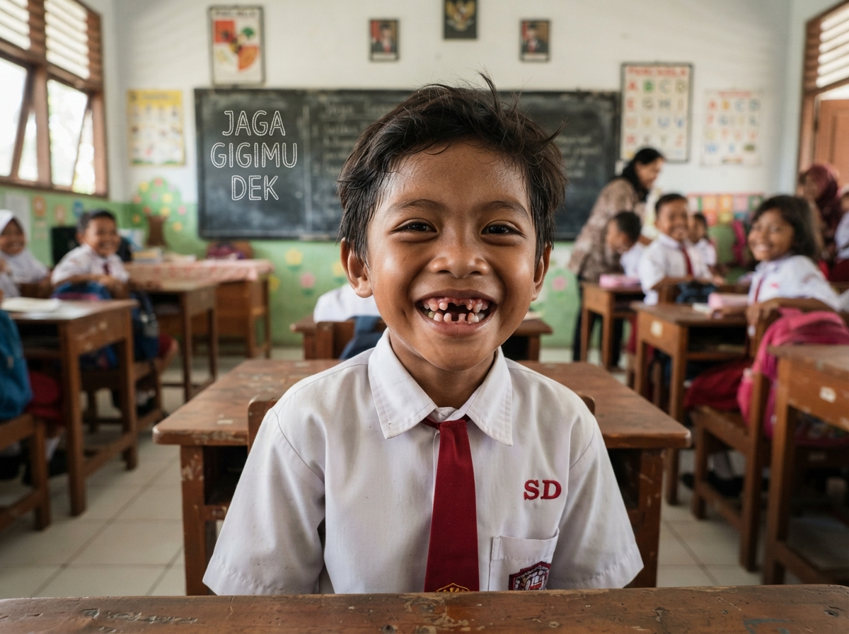 Waduh,  41 Persen Anak Sekolah Giginya Berlubang       