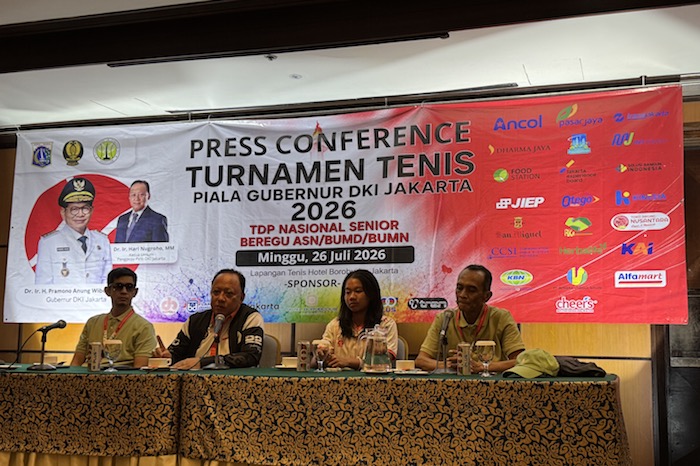  Turnamen Tenis Piala Gubernur DKI Jakarta Diramaikan 178 Peserta, Siapkan Hadiah Rp 250 Juta 