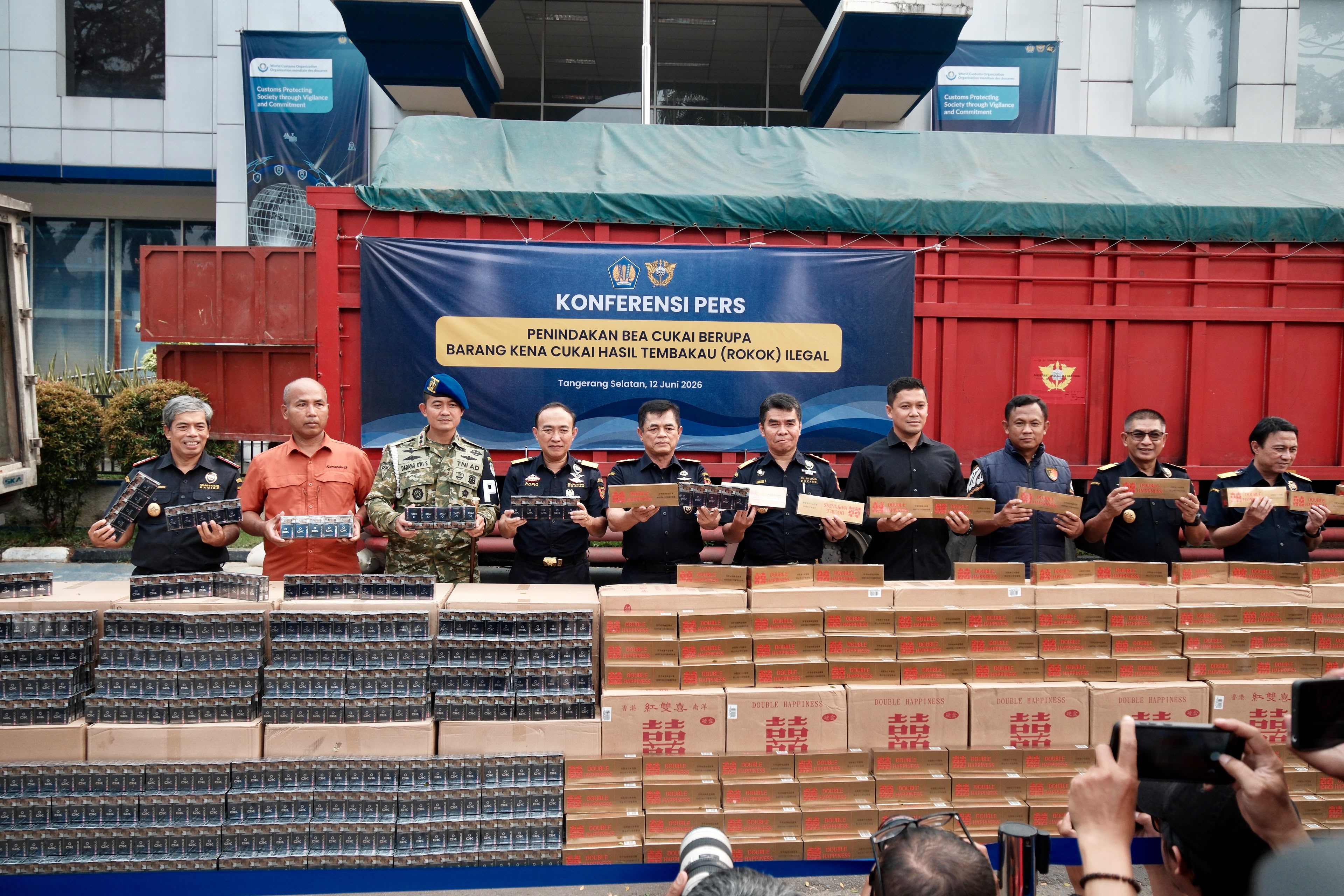 Bea Cukai Gagalkan Peredaran 8,2 Juta Rokok Ilegal, Rp 7,9 Miliar Berhasil Diselamatkan