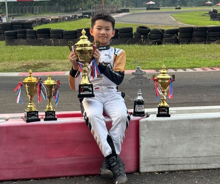 Usai Juara Round 5 Eshark Rok Cup, Morgan Holindo Incar Tiket Kejuaraan Dunia Italia