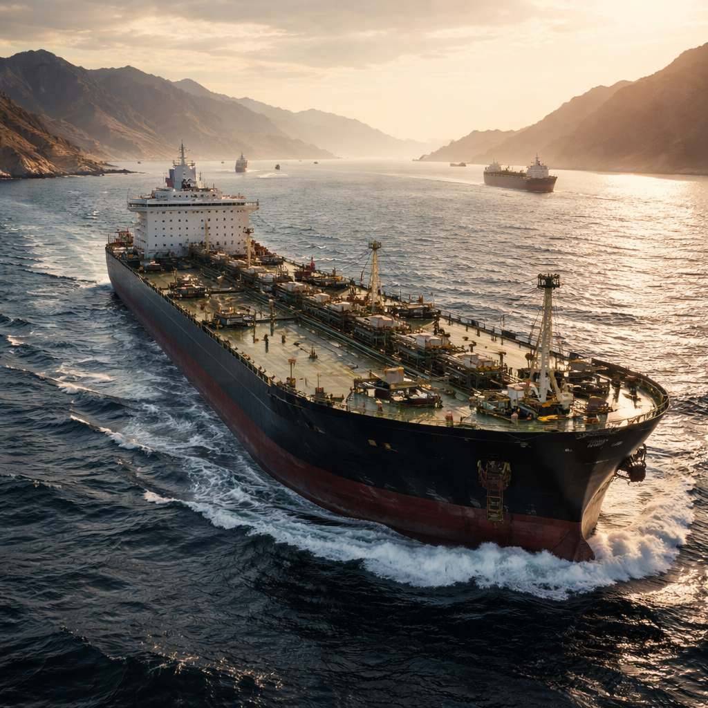 Berapa Jumlah Kapal yang Melewati Selat Hormuz? 