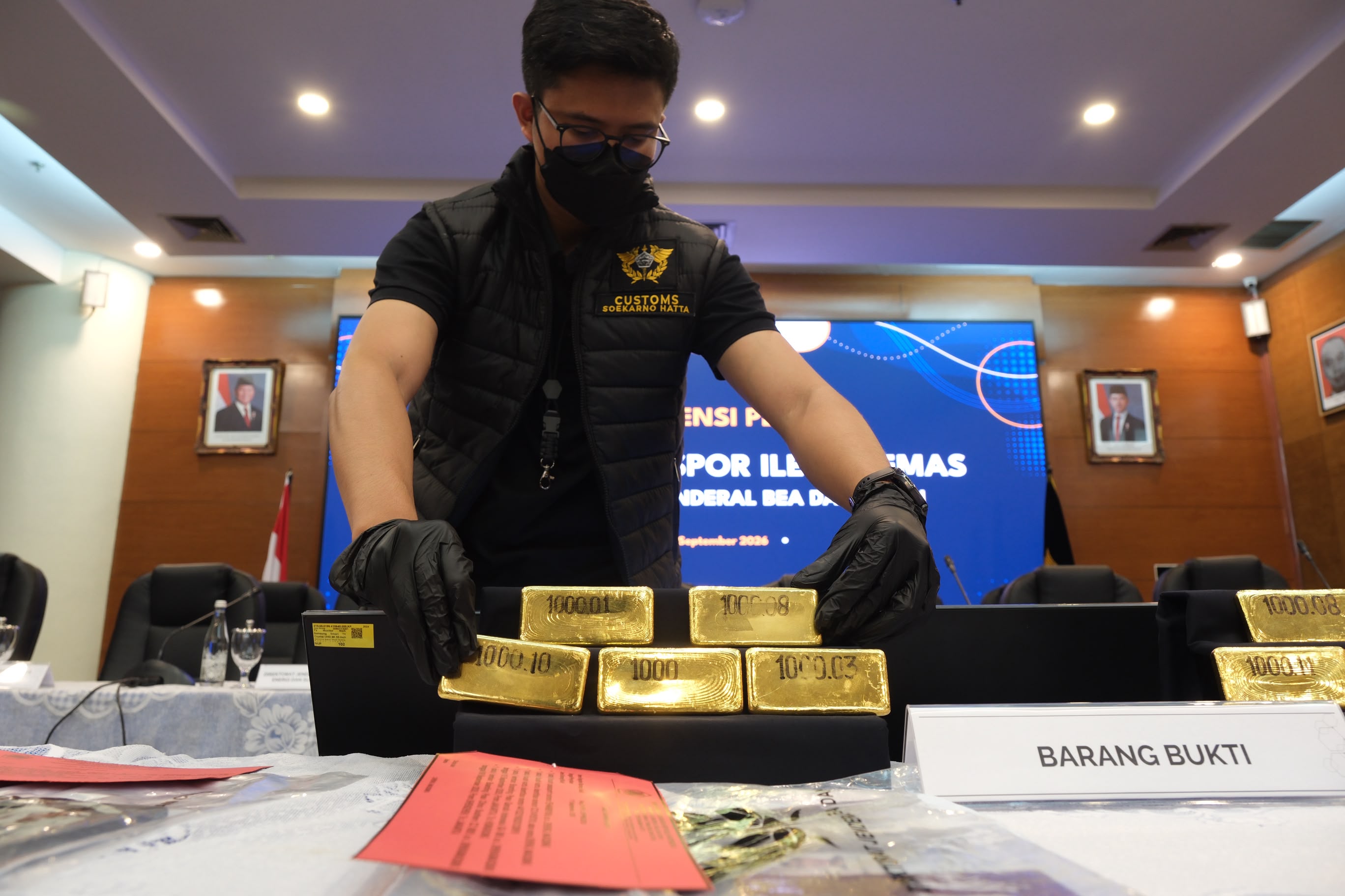 Bea Cukai Sita Emas Rp 73 Miliar dari Sejumlah WNA