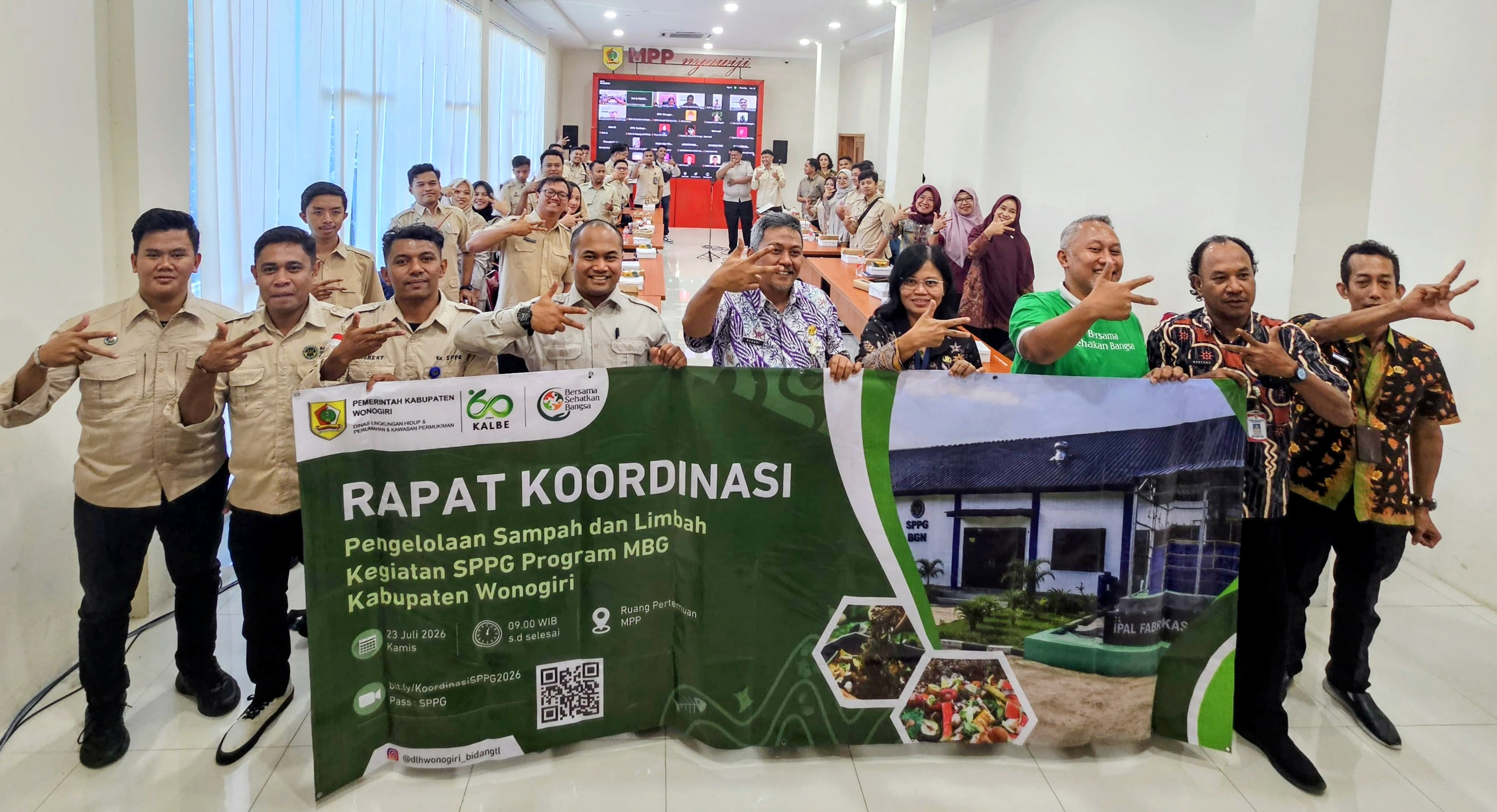 Kalbe Edukasi Masyarakat Kelola Timbulan Sampah Organik SPPG di Kabupaten Wonogiri
