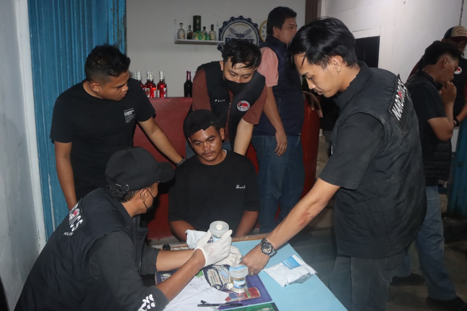 Polres Bengkulu Utara Gelar OSN, 34 Orang Jalani Tes Urine dan 222 Botol Miras Diamankan