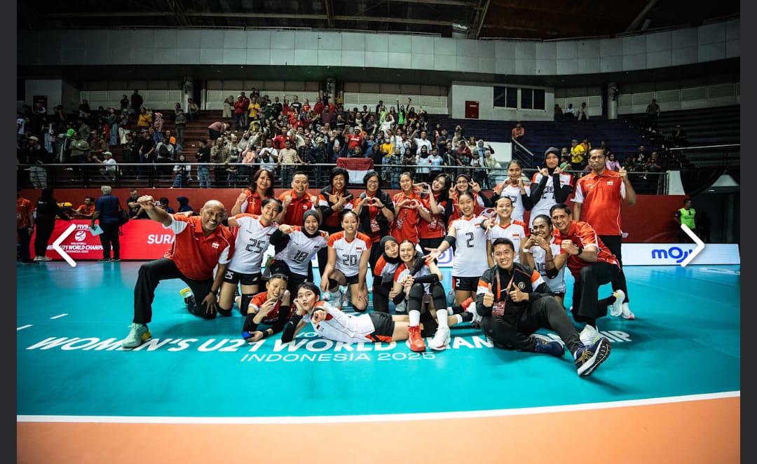 Indonesia Bangkit dengan Tundukkan Kanada 3-1 di Kejuaraan Dunia Voli Putri U-21 