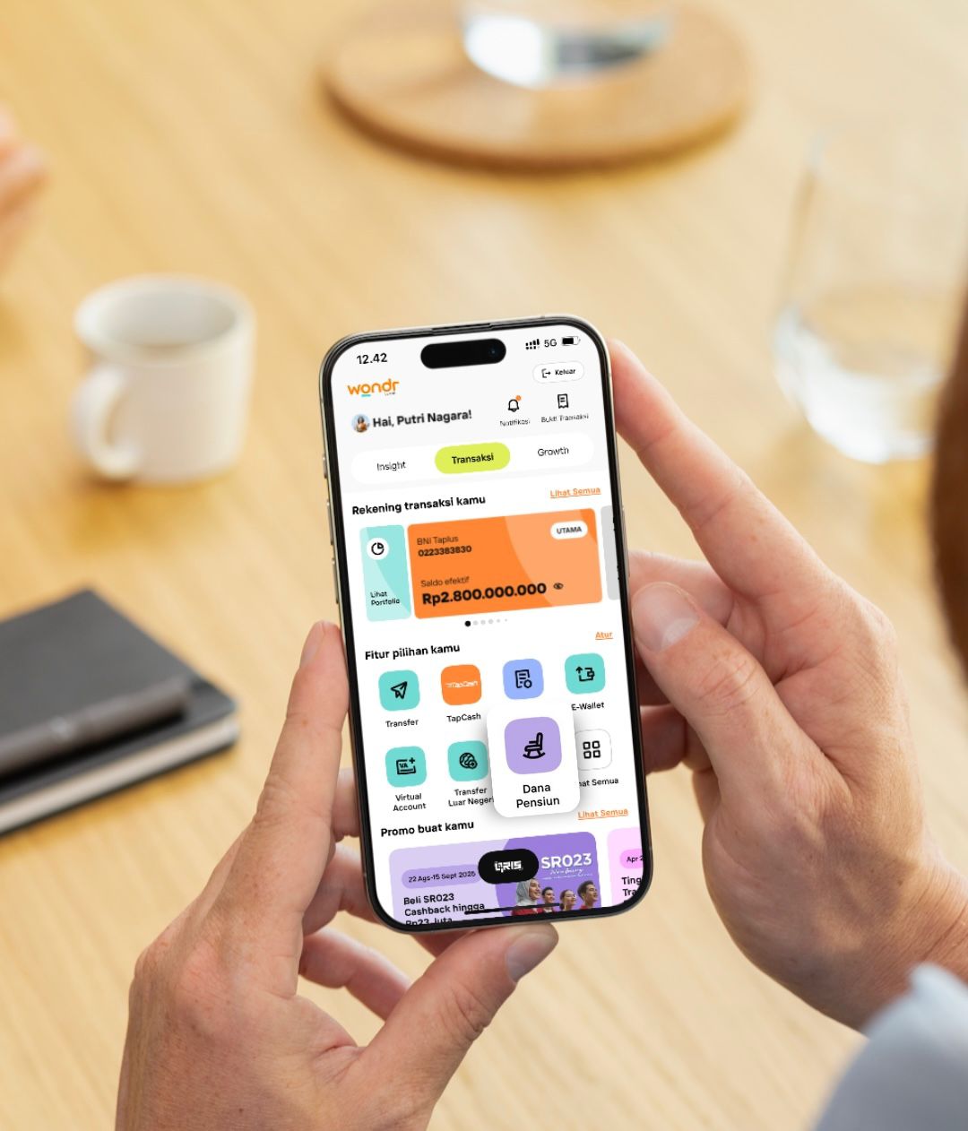 Fitur Simponi di wondr by BNI Permudah Pengelolaan DPLK