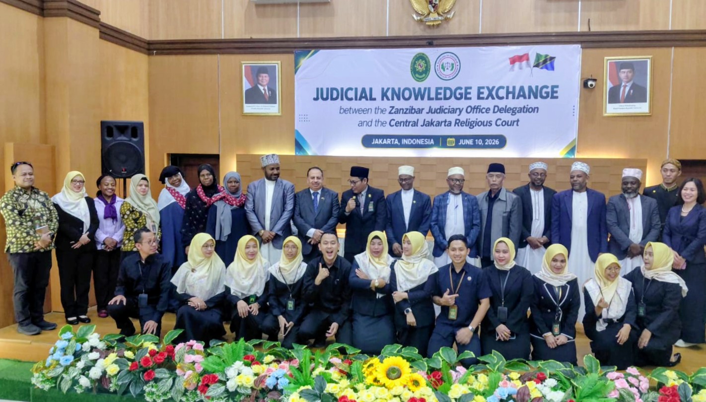 Pengadilan Agama Jakarta Pusat Modernisasi Layanan, Zanzibar Tertarik untuk Belajar