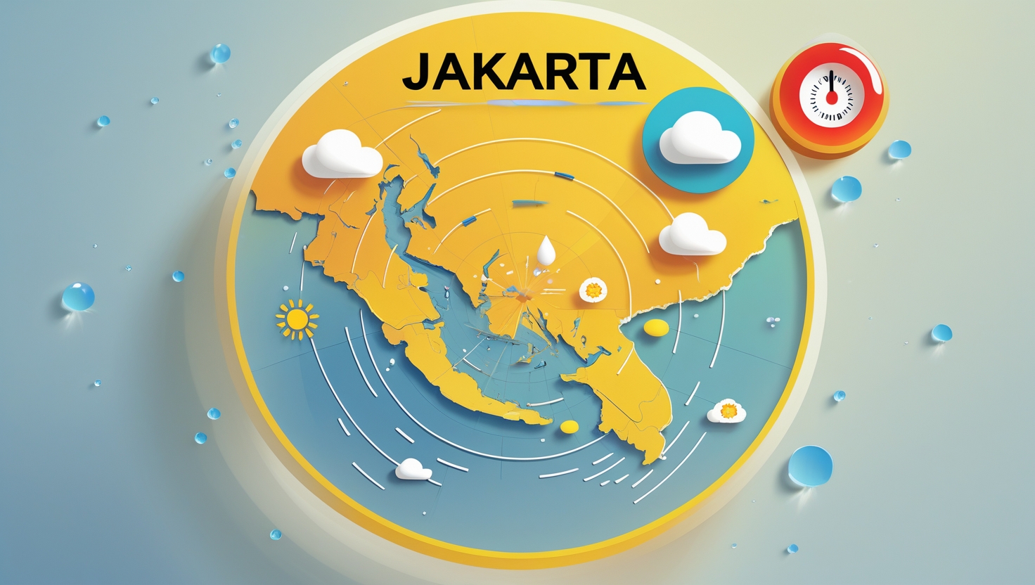  Prakiraan Cuaca Wilayah Jakarta dan Sekitarnya pada Senin Pagi dan Malam Hari