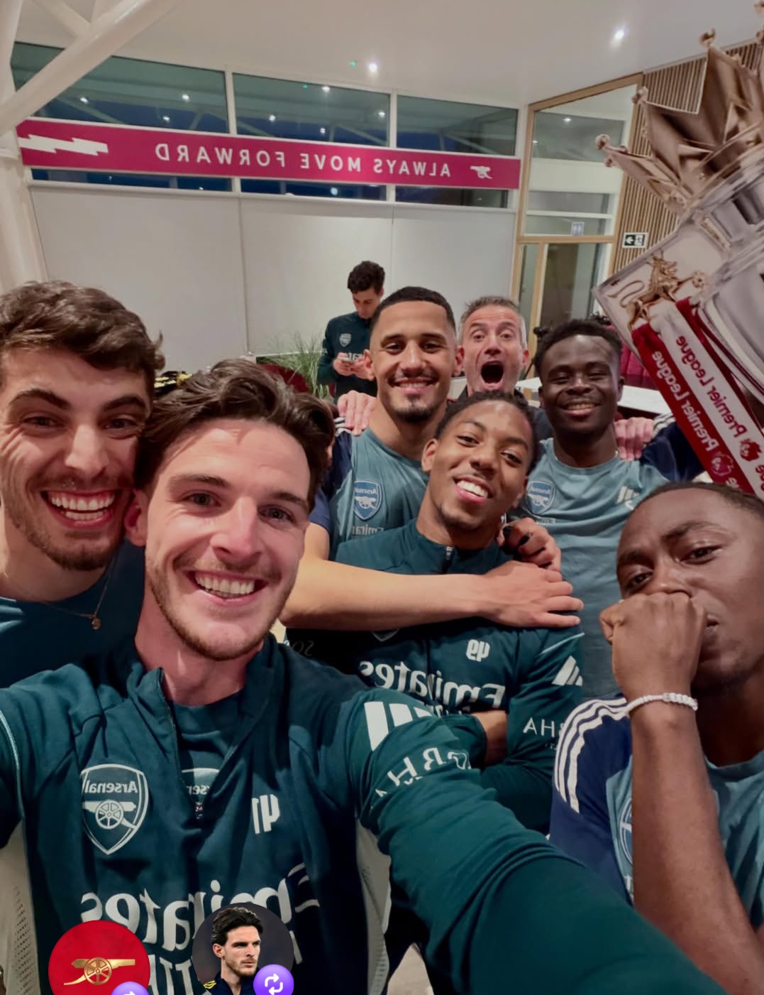 Arsenal Akhiri Penantian 22 Tahun, Declan Rice Curi Perhatian dengan Unggahan di Instagram