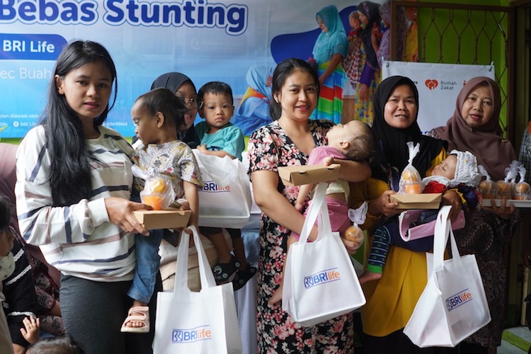 BRI Life Cegah Stunting Balita, Melalui Intervensi Gizi Turunkan Angka Penderita