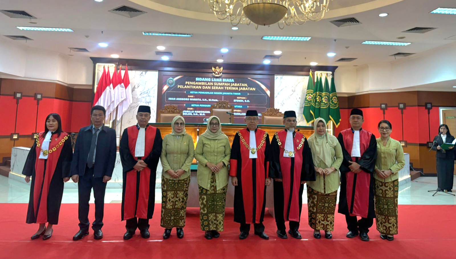 Gantikan Iwan Anggoro Warsita, Efendi Resmi Pimpin PN Jakarta Timur