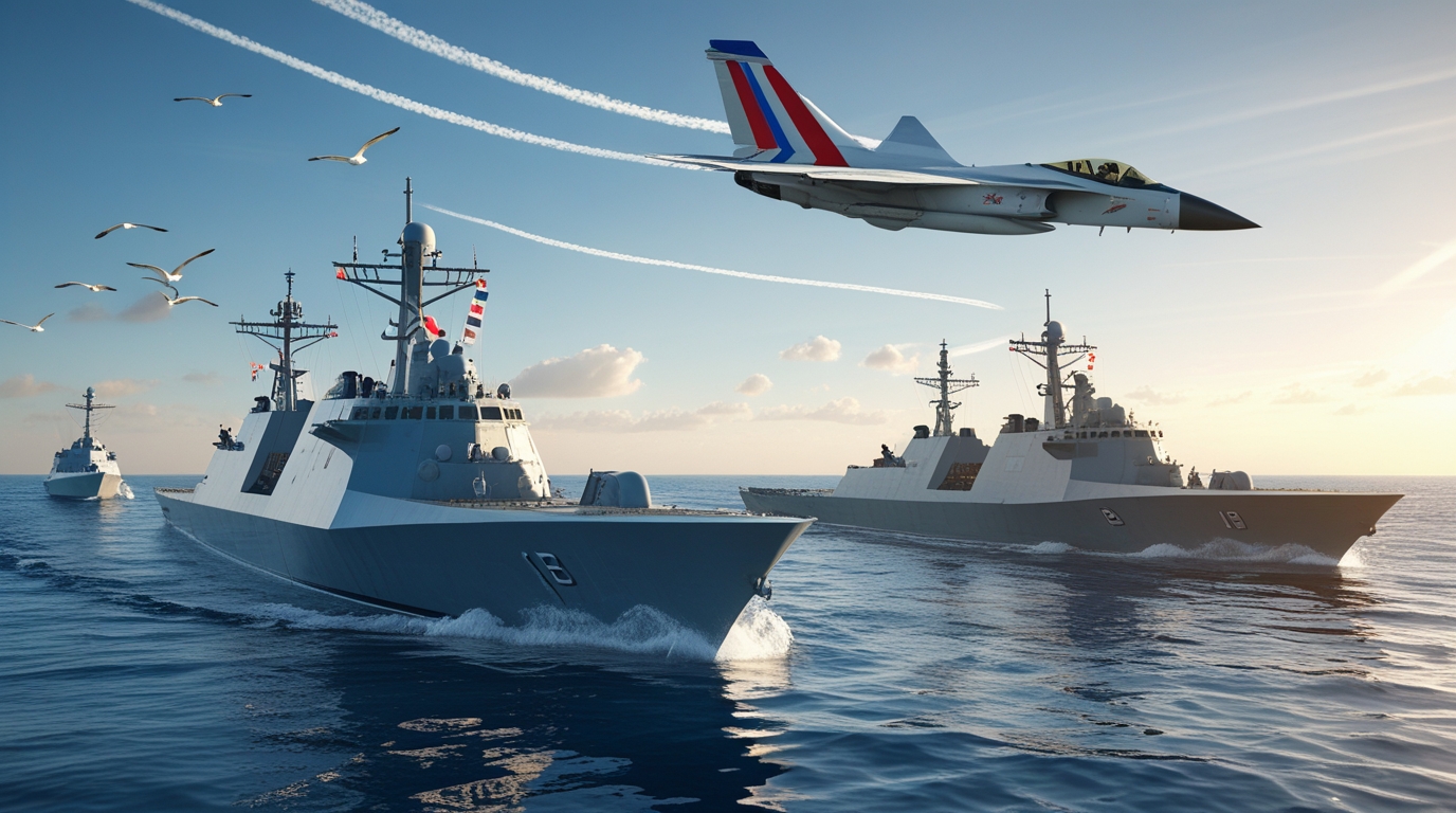 Panas, Kapal Rusia Tembakkan Laser ke Pesawat Pengintai Inggris