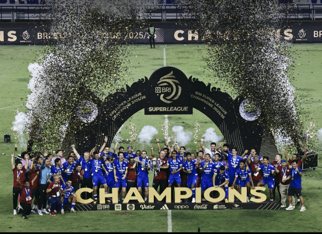 Meski hanya Unggul Head to Head, Persib Bandung Ukir Sejarah Hattrick Juara