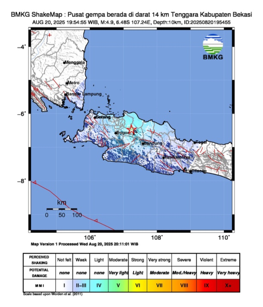 BNPB dan BPBD Cek ke Lapangan Pusat Gempa di Kabupaten Bekasi, Masyarakat Jangan Panik