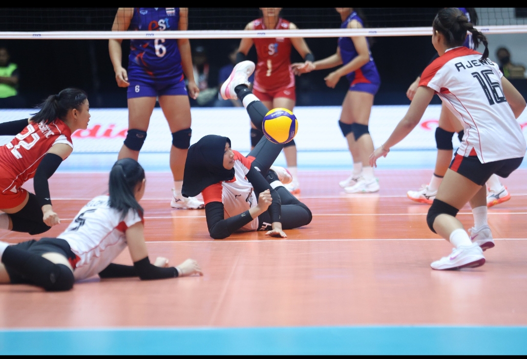 Kelelahan Mental, Timnas Voli Putri Indonesia U-21 Kalah Telak dari Thailand