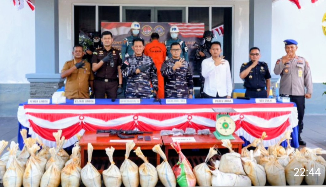 TNI AL Gagalkan Penyelundupan 1,6 Ton Pasir Timah ke Malaysia, Selamatkan Potensi Kerugian Negara Rp 1,33 M 