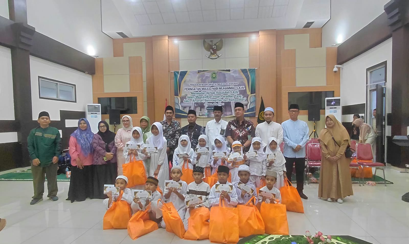 Ini Cara PN Jakarta Timur Teguhkan Nilai Jujur dan Amanah dalam Peringatan Maulid Nabi