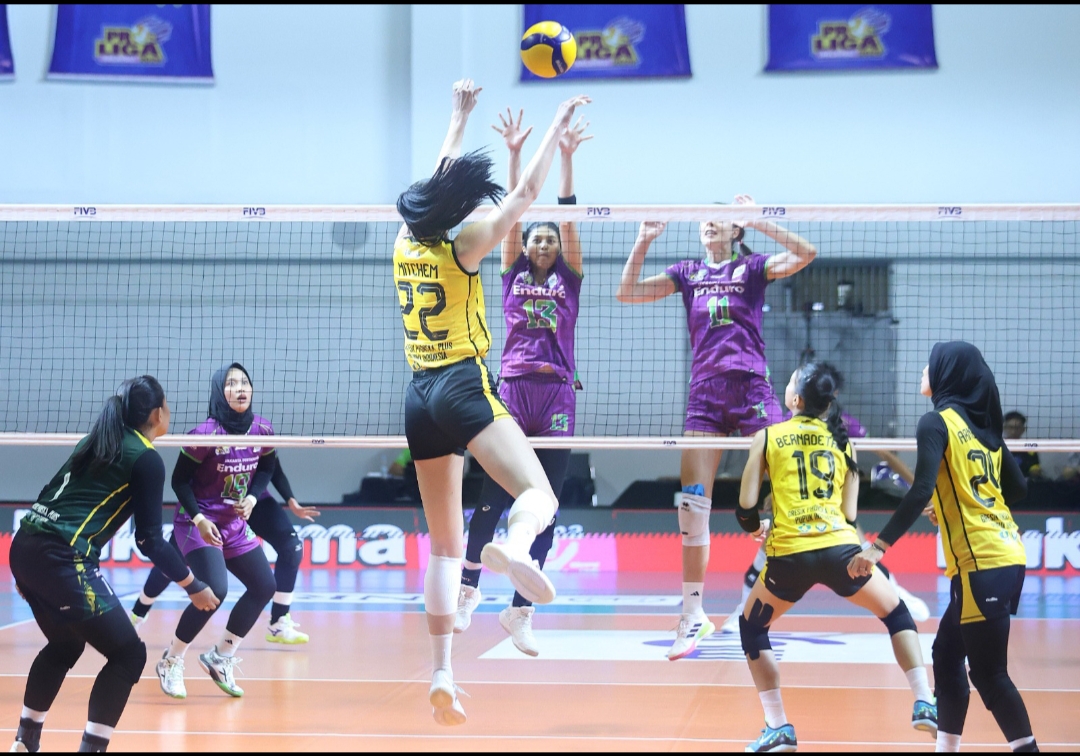 Gresik Phonska Tutup Babak Reguler Proliga 2026 dengan Tempati Posisi Teratas usai Kalahkan Juara Bertahan