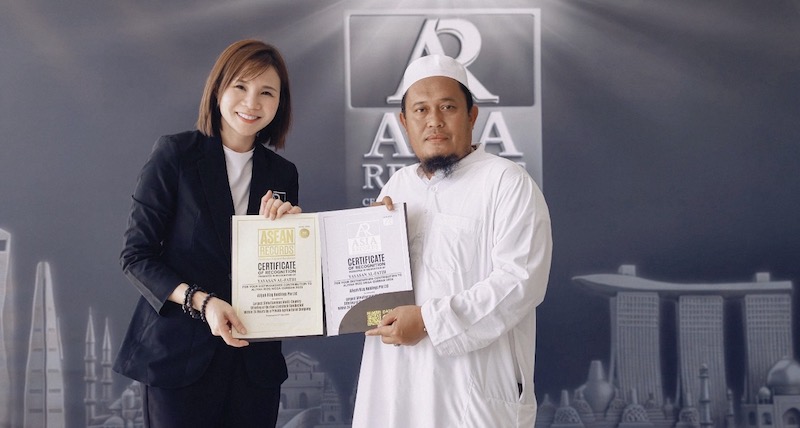 Aliyah Rizq Raih Pengakuan Asean dan Asia Records