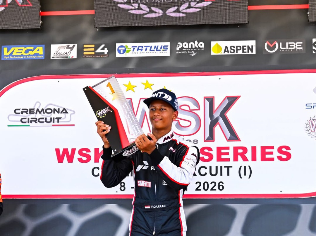 Juara WSK Euro Series 2026, Qarrar Firhand Siap Tembus British Formula 4