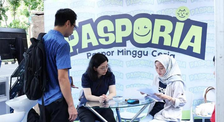 Imigrasi DKI  Jemput Bola lewat Layanan Pasporia Hadir di CFD