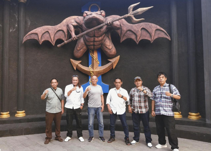 Jalin Silaturahmi, Satuan Kopaska Pondok Dayung Sambut Baik Kunjungan Wartawan