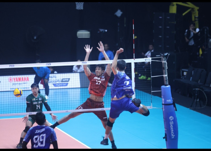 Sempat Kehilangan Momentum dalam Pertandingan, Surabaya Samator Petik Kemenangan Pertama di Final Four