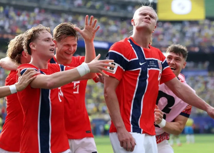 Ini Kata Erling Haaland setelah Brace Bersejarahnya untuk Norwegia Bikin Bintang Brasil Neymar Nangis