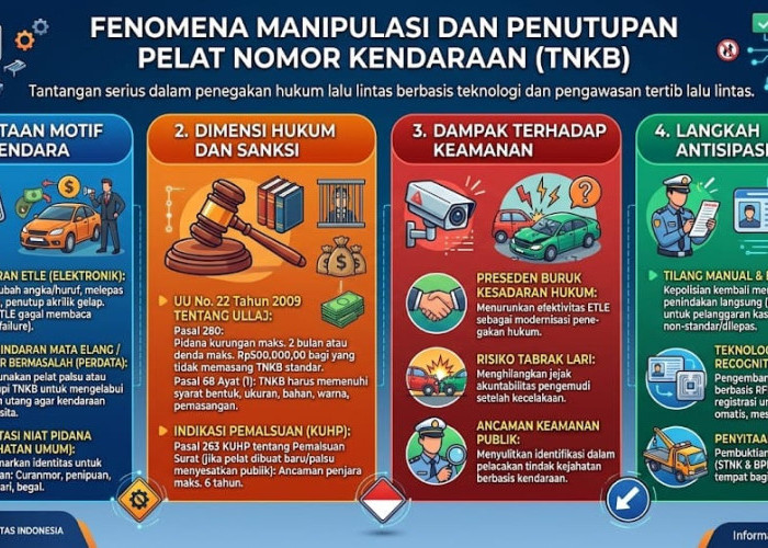 Menyingkap Fenomena Manipulasi Pelat Nomor, Motif, Hukum, dan Solusinya