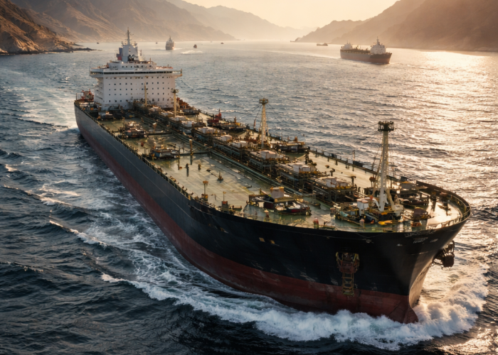 Berapa Jumlah Kapal yang Melewati Selat Hormuz? 