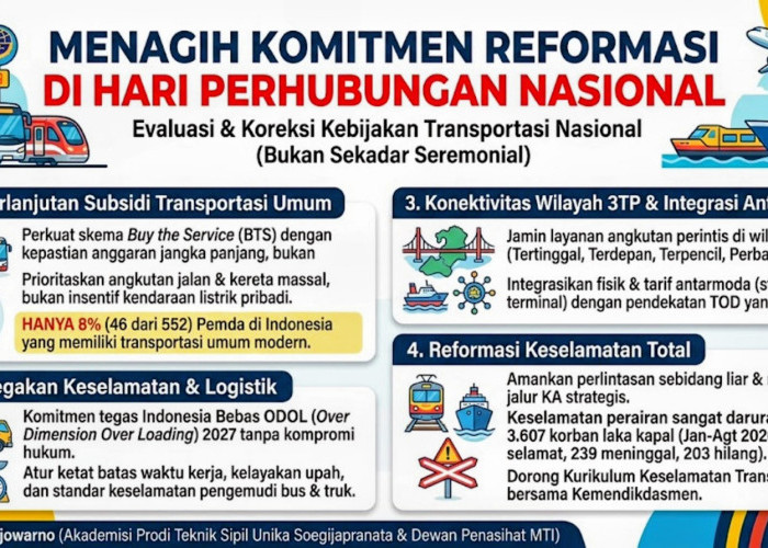 Menagih Komitmen Reformasi di Hari Perhubungan Nasional