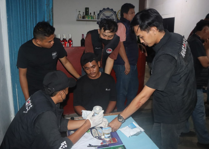 Polres Bengkulu Utara Gelar OSN, 34 Orang Jalani Tes Urine dan 222 Botol Miras Diamankan