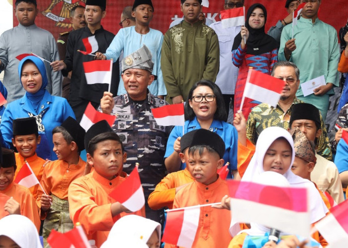 Kodaeral IV Tebar Kepedulian di Kampung Bahari Nusantara Pulau Penyengat Warna-Warni