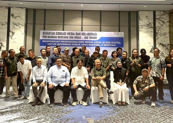 SKK Migas dan JOB Tomori Tingkatkan Profesionalisme Jurnalis Banggai lewat Edukasi Media