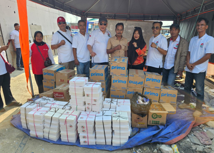 DPD GNTI Jakarta Beri Bantuan untuk Korban Kebakaran di Kampung Nelayan Muara Angke
