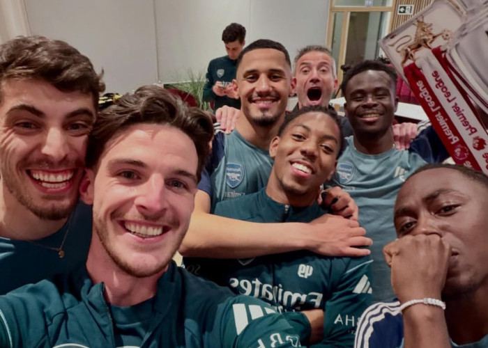 Arsenal Akhiri Penantian 22 Tahun, Declan Rice Curi Perhatian dengan Unggahan di Instagram