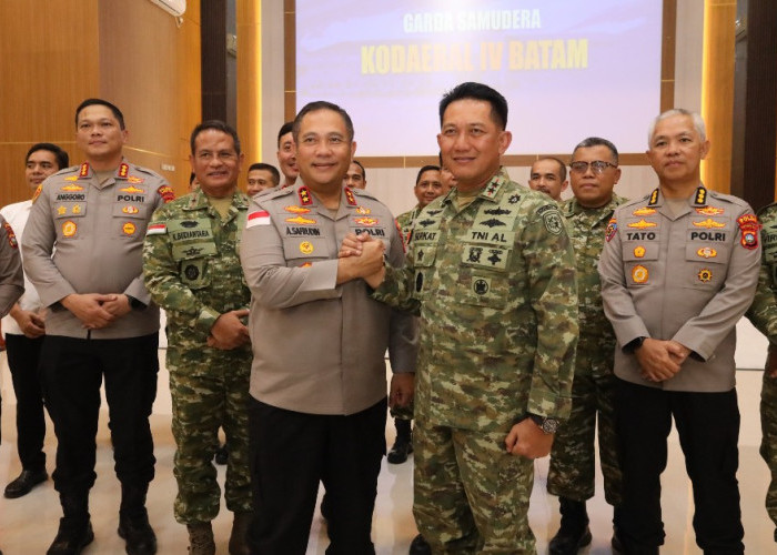 Kolaborasi Dankodaeral IV dan Kapolda Kepri, Perkuat Sinergi Jaga Keamanan Maritim